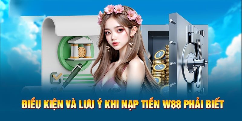 Một số lưu ý cơ bản khi nạp tiền cá cược trên sân chơi w88